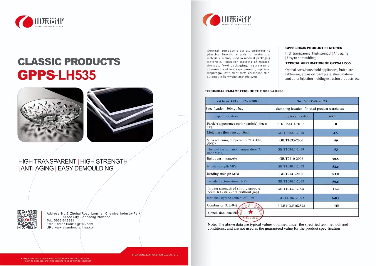 Classic products GPPS-LH535